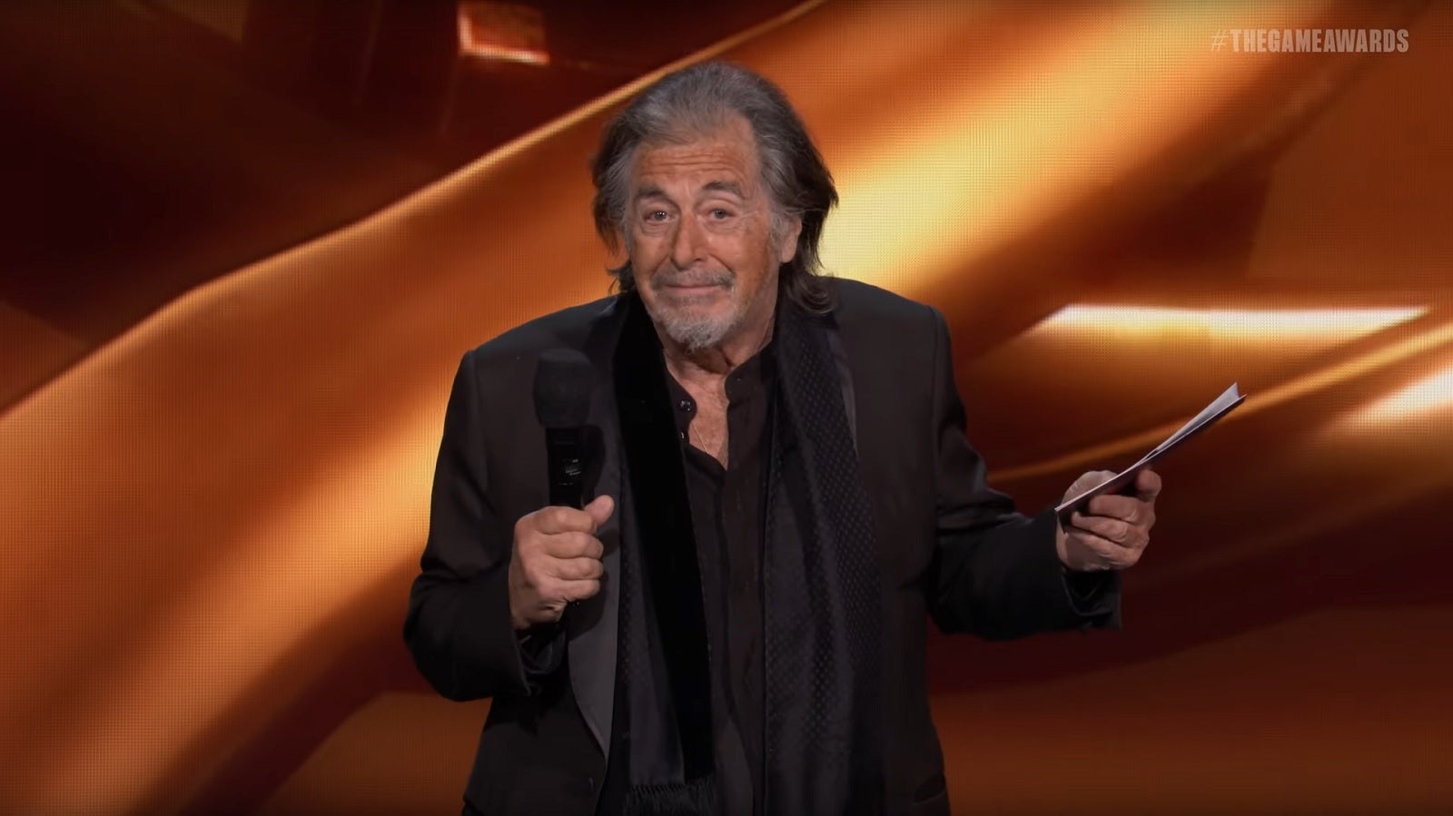 Znudzony Al Pacino podbił serca widzów The Game Awards | Eurogamer.pl